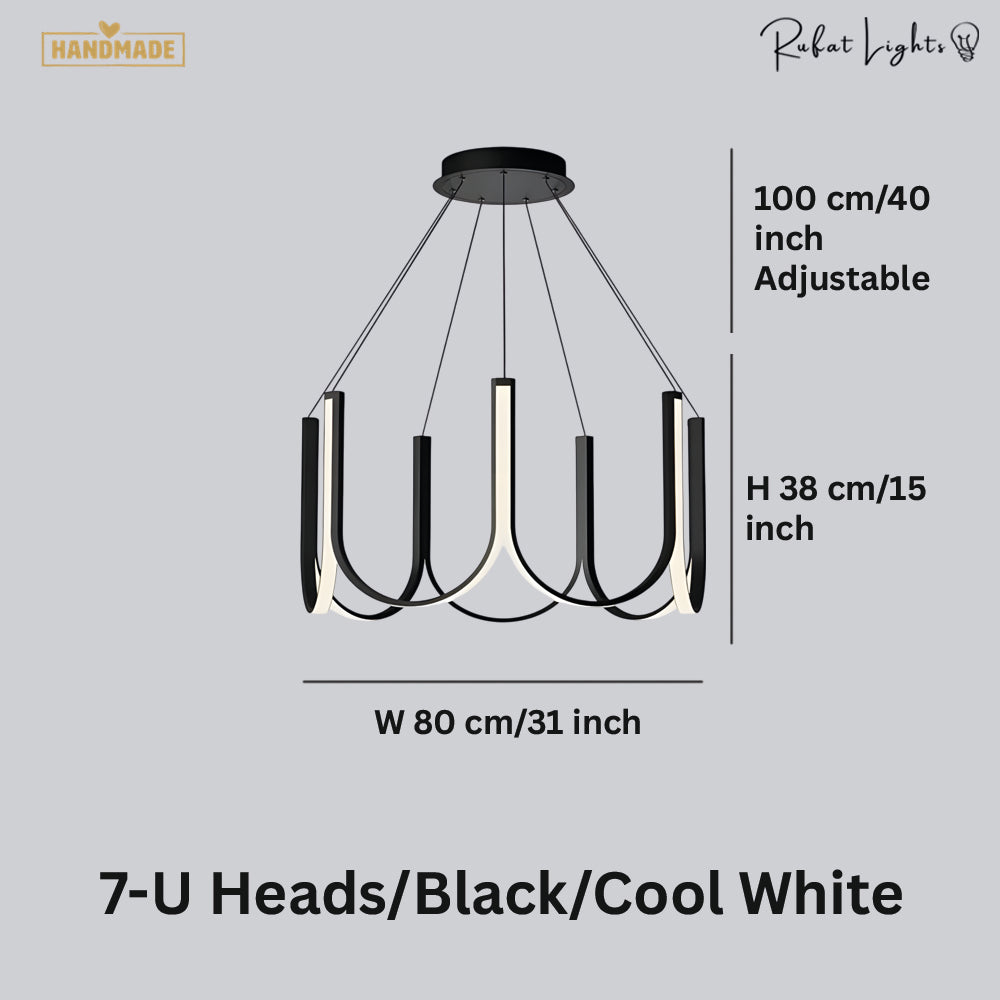 Minimalist Luxury U Shape Chandeliers
