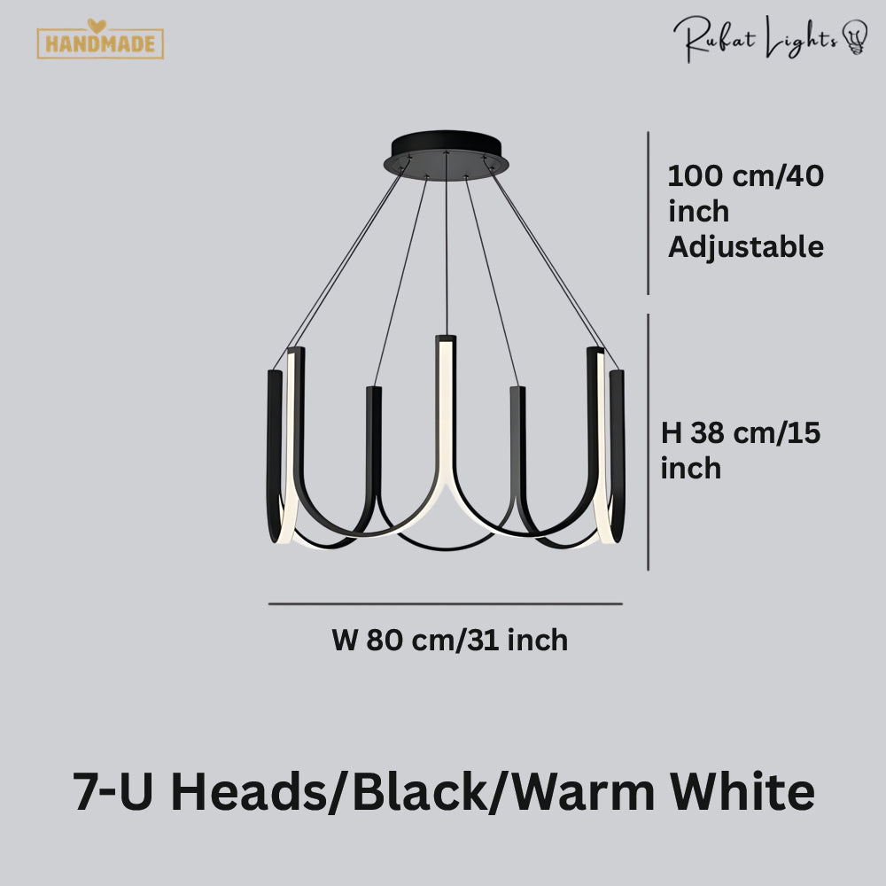 Minimalist Luxury U Shape Chandeliers