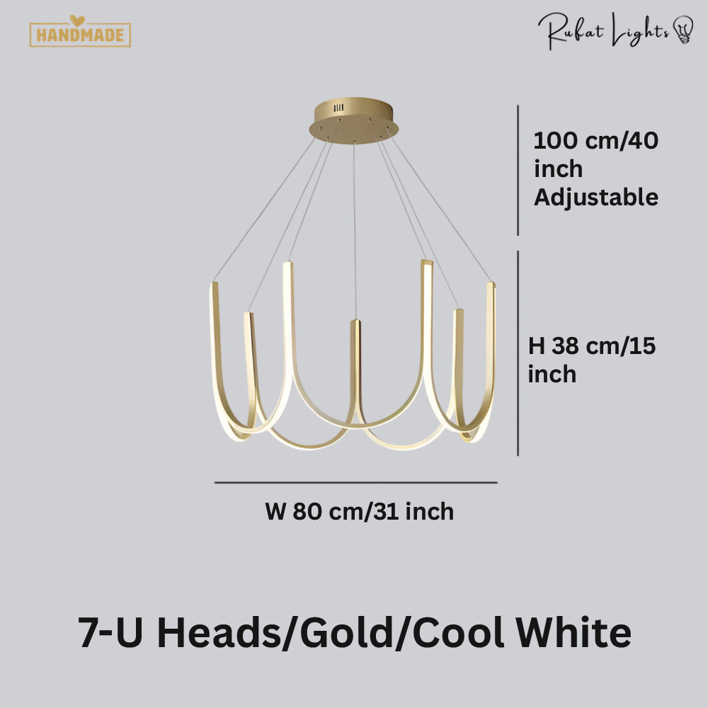 Minimalist Luxury U Shape Chandeliers