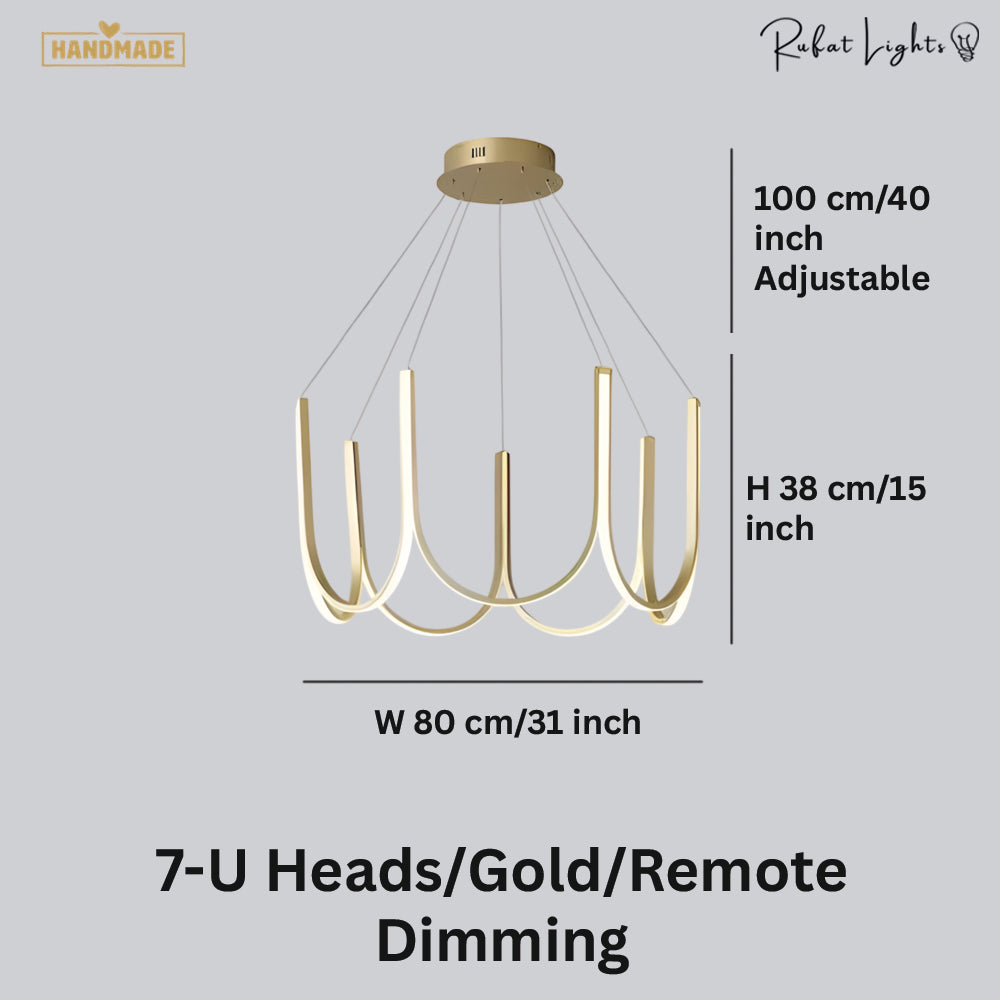 Minimalist Luxury U Shape Chandeliers