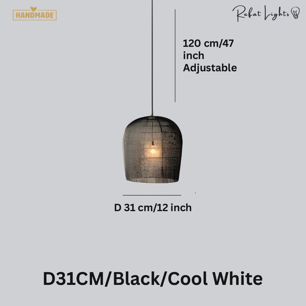 Japanese Wabi Sabi Wind Handmade Rattan Pendant Light
