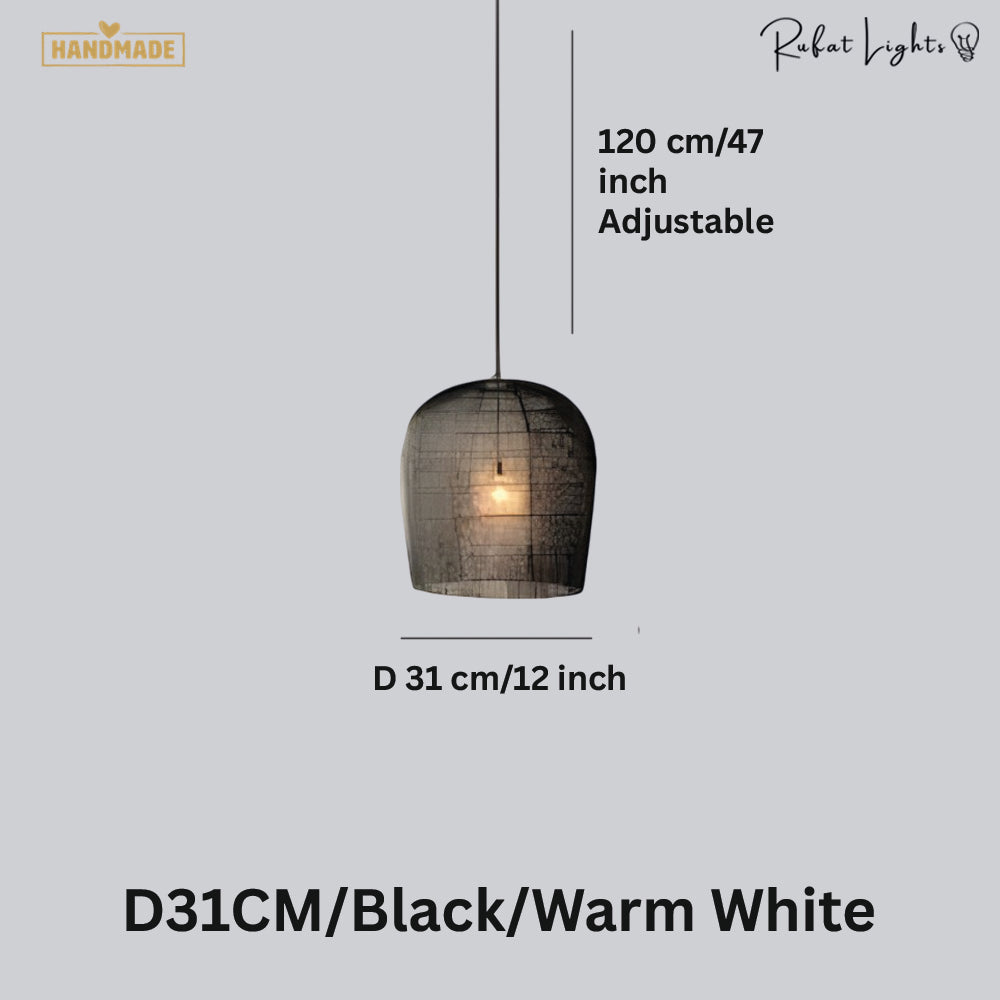 Japanese Wabi Sabi Wind Handmade Rattan Pendant Light