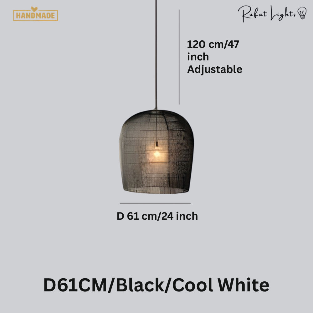 Japanese Wabi Sabi Wind Handmade Rattan Pendant Light