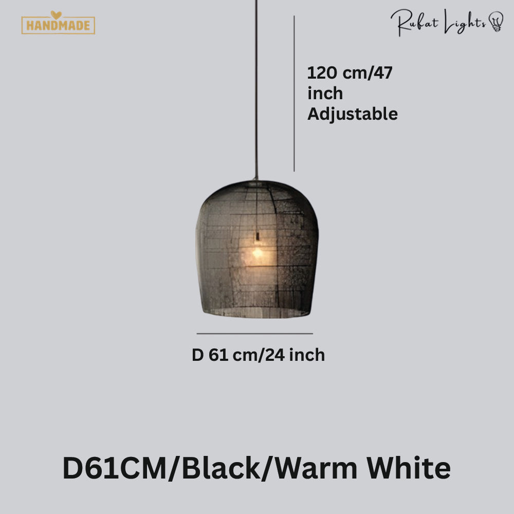 Japanese Wabi Sabi Wind Handmade Rattan Pendant Light