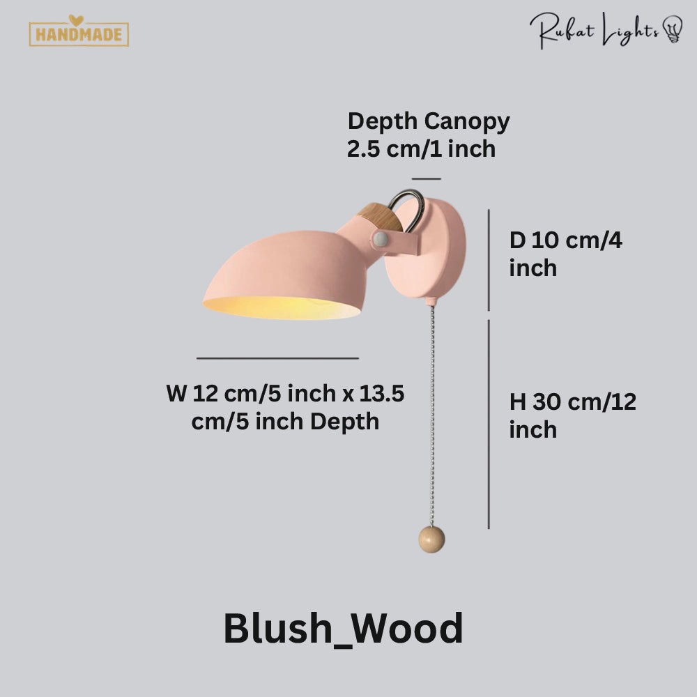 Switch Cord Wall-Mounted Reading Lamp