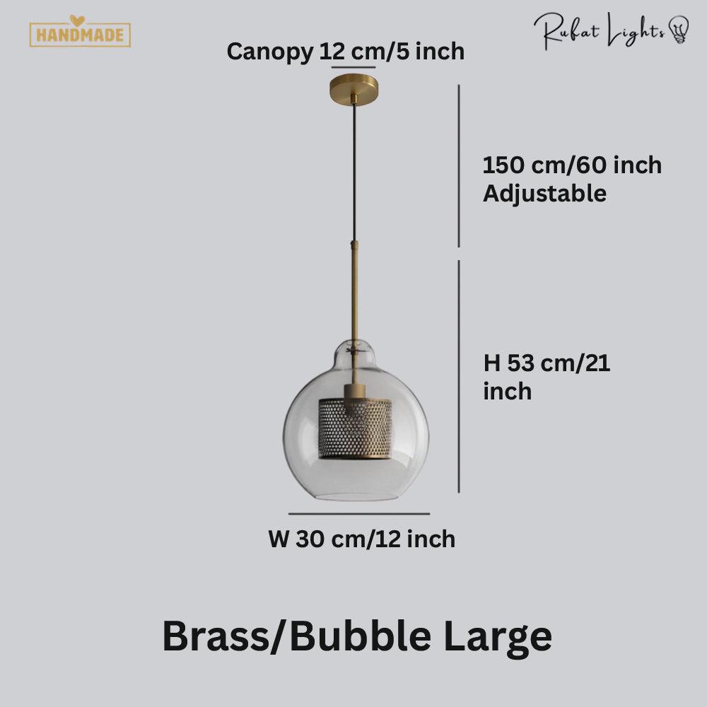 Modern Loft Glass Ball Pendant Light