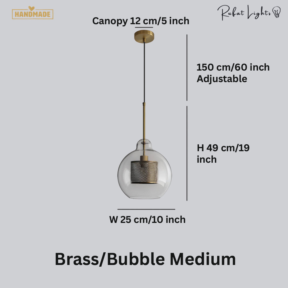 Modern Loft Glass Ball Pendant Light