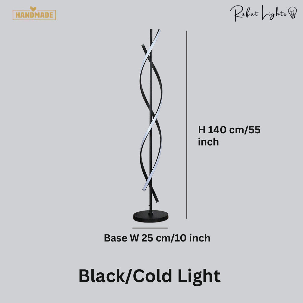 Minimalist Spiral Lamp Stand Light Floor Lamp