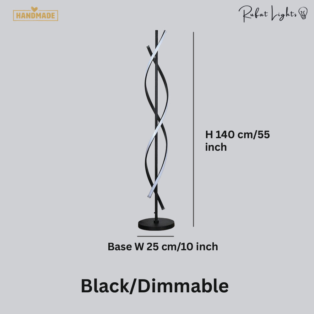 Minimalist Spiral Lamp Stand Light Floor Lamp