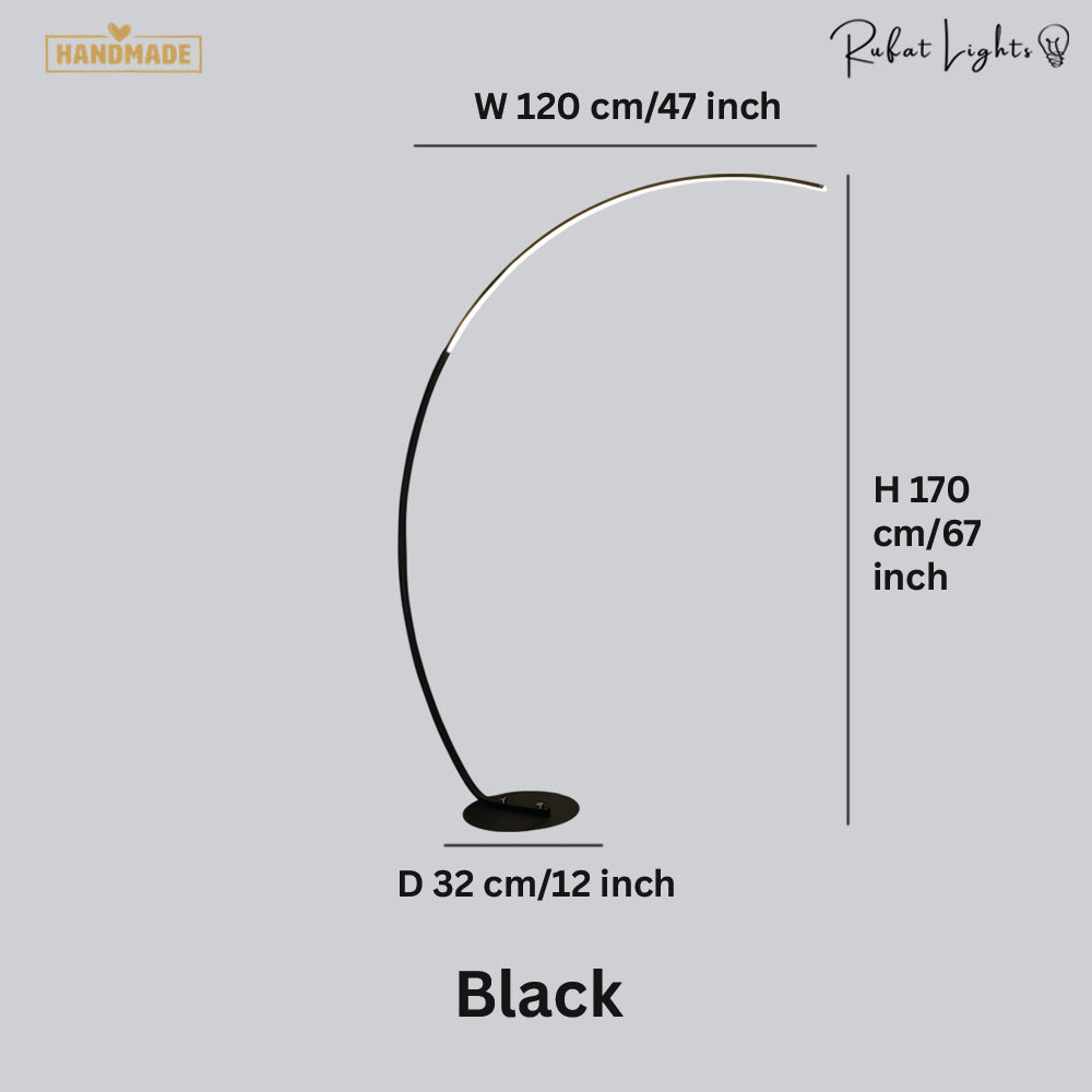 Nordic Arc Shape LED Floor Lamp
