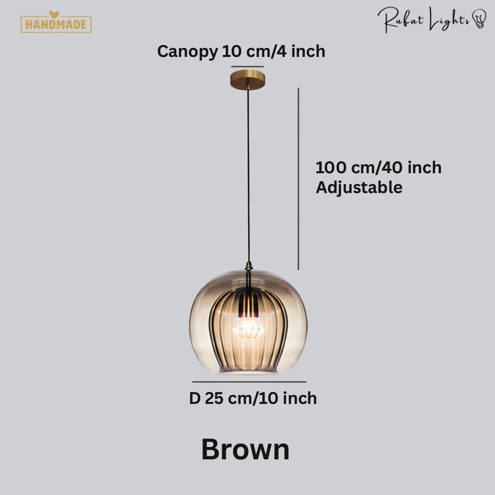 Glass Hanging Pendant Light