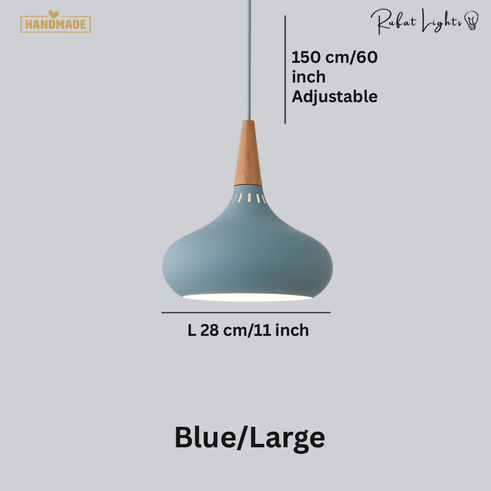 Nordic Wood Metal Pendant Lights