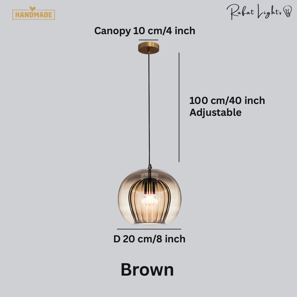 Glass Hanging Pendant Light