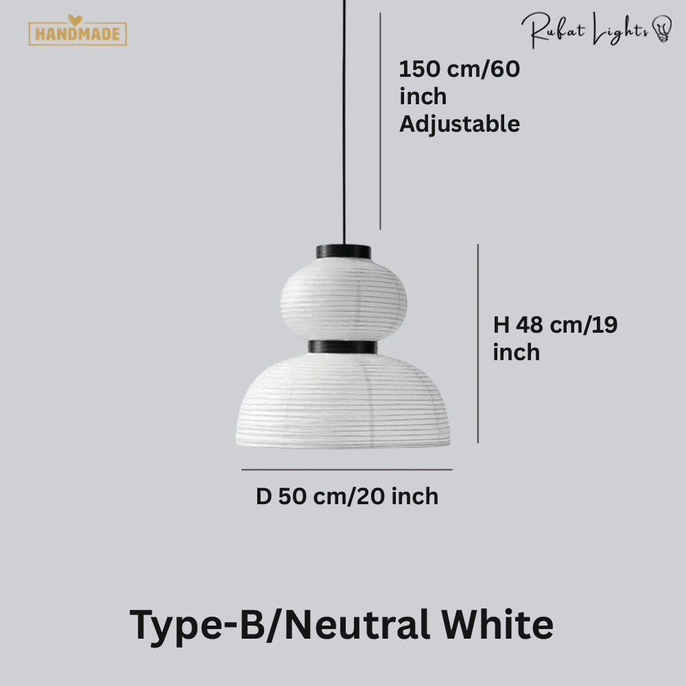 Modern Silk Fabric Tense Pendant Light