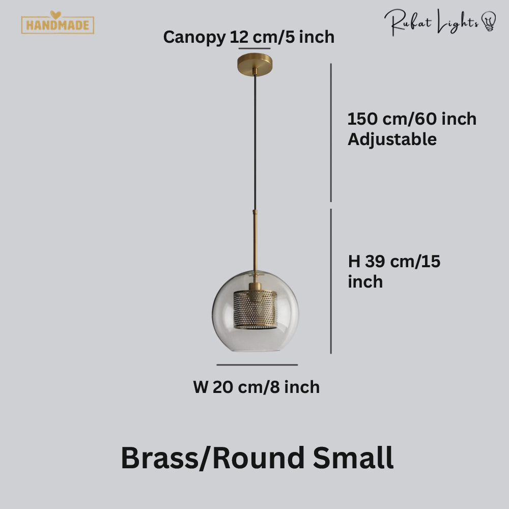 Modern Loft Glass Ball Pendant Light