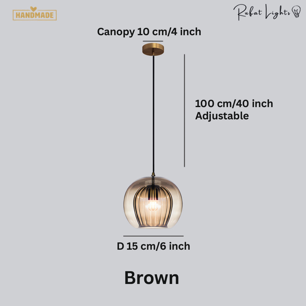 Glass Hanging Pendant Light