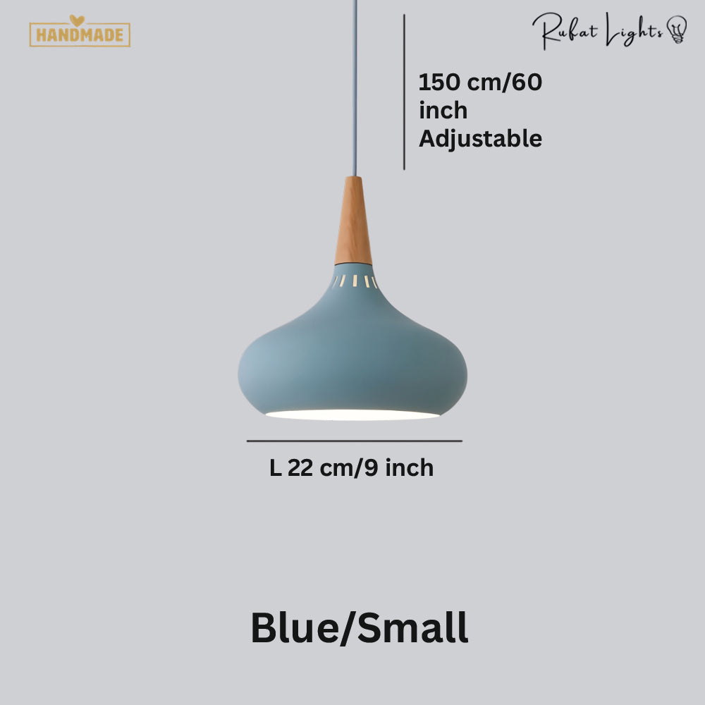 Nordic Wood Metal Pendant Lights