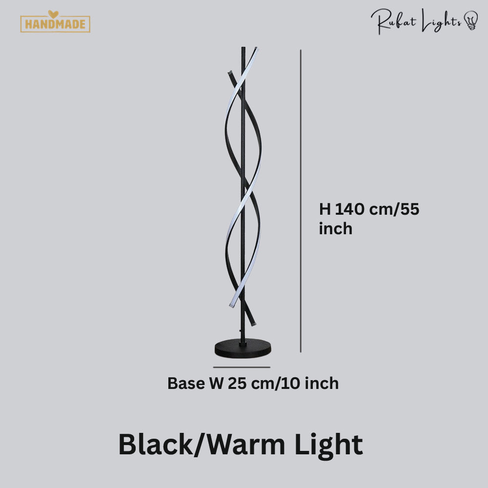 Minimalist Spiral Lamp Stand Light Floor Lamp
