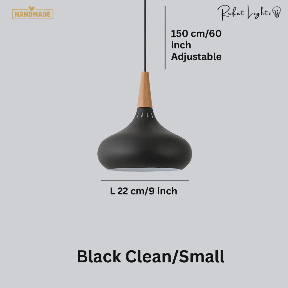 Nordic Wood Metal Pendant Lights