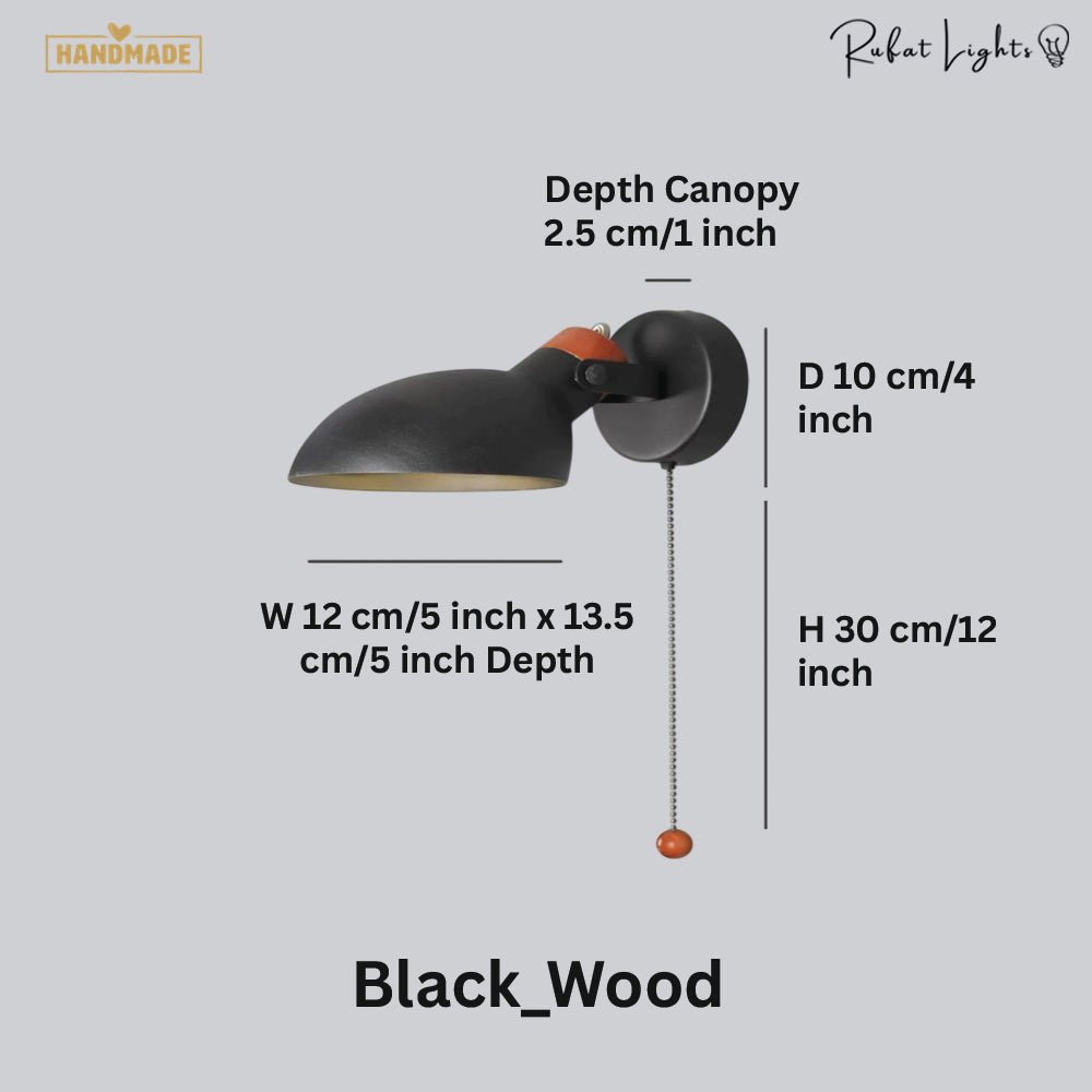 Switch Cord Wall-Mounted Reading Lamp