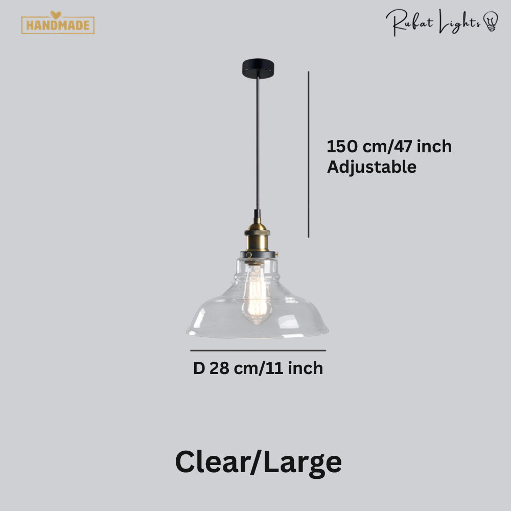 Loft Luminaire Clear Glass Pendant Lights