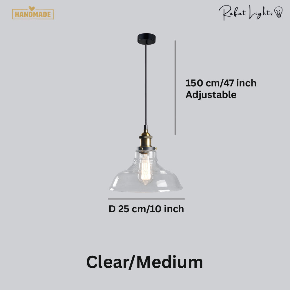 Loft Luminaire Clear Glass Pendant Lights
