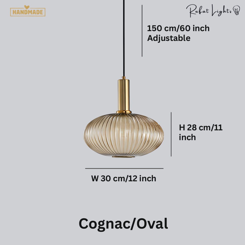 Gleam Textured Glass Pendant Light