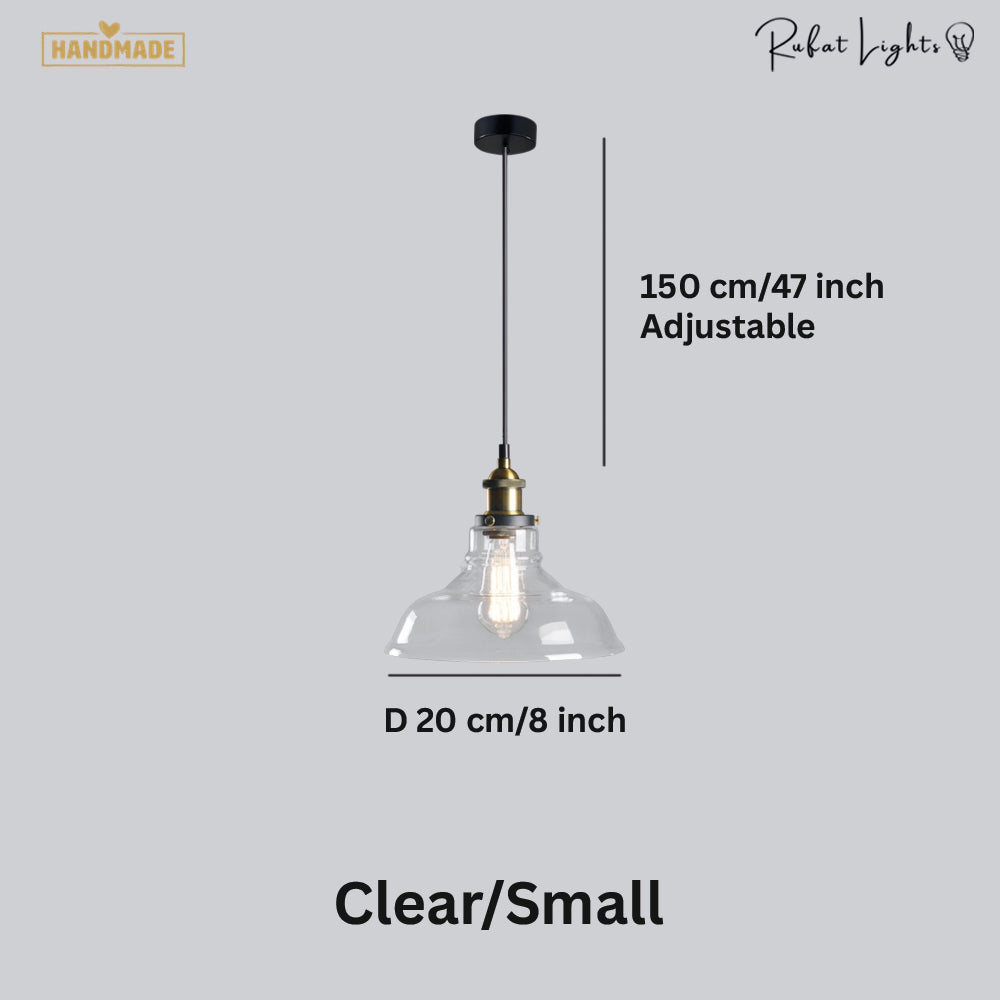 Loft Luminaire Clear Glass Pendant Lights
