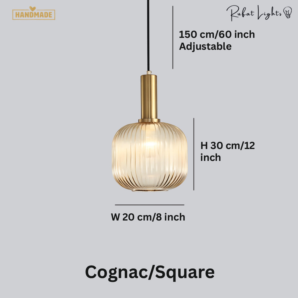 Gleam Textured Glass Pendant Light
