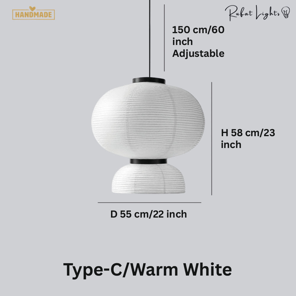 Modern Silk Fabric Tense Pendant Light