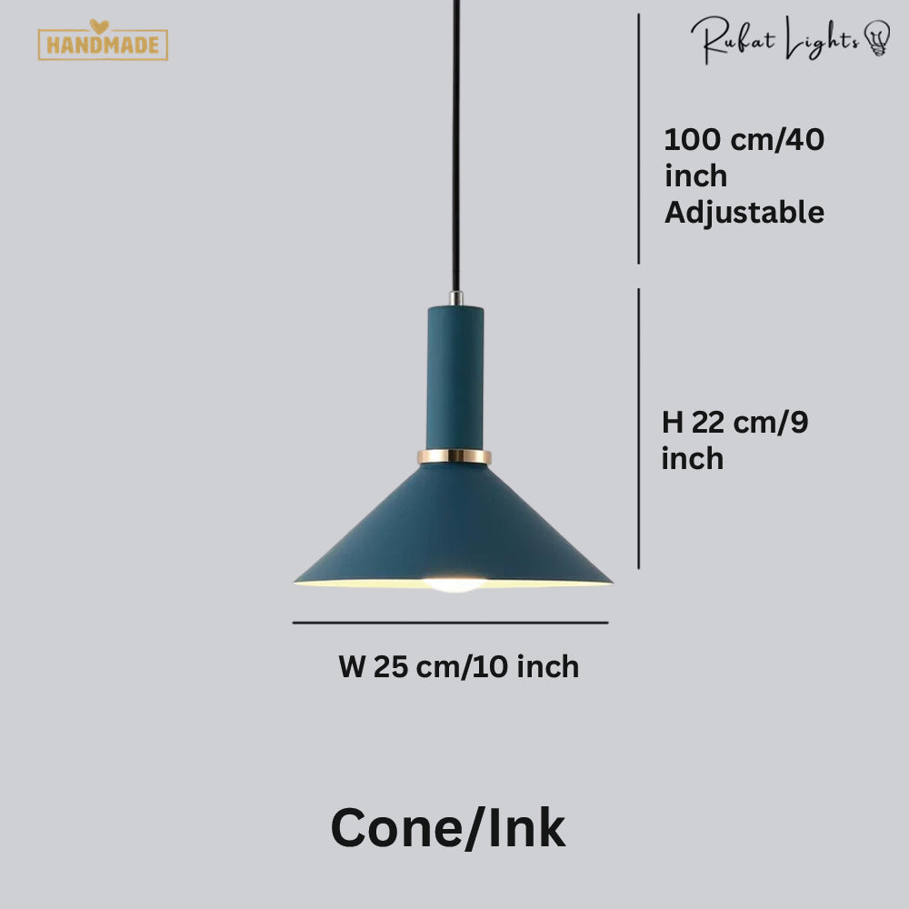 Iron Macaron Colored Pendant Lights