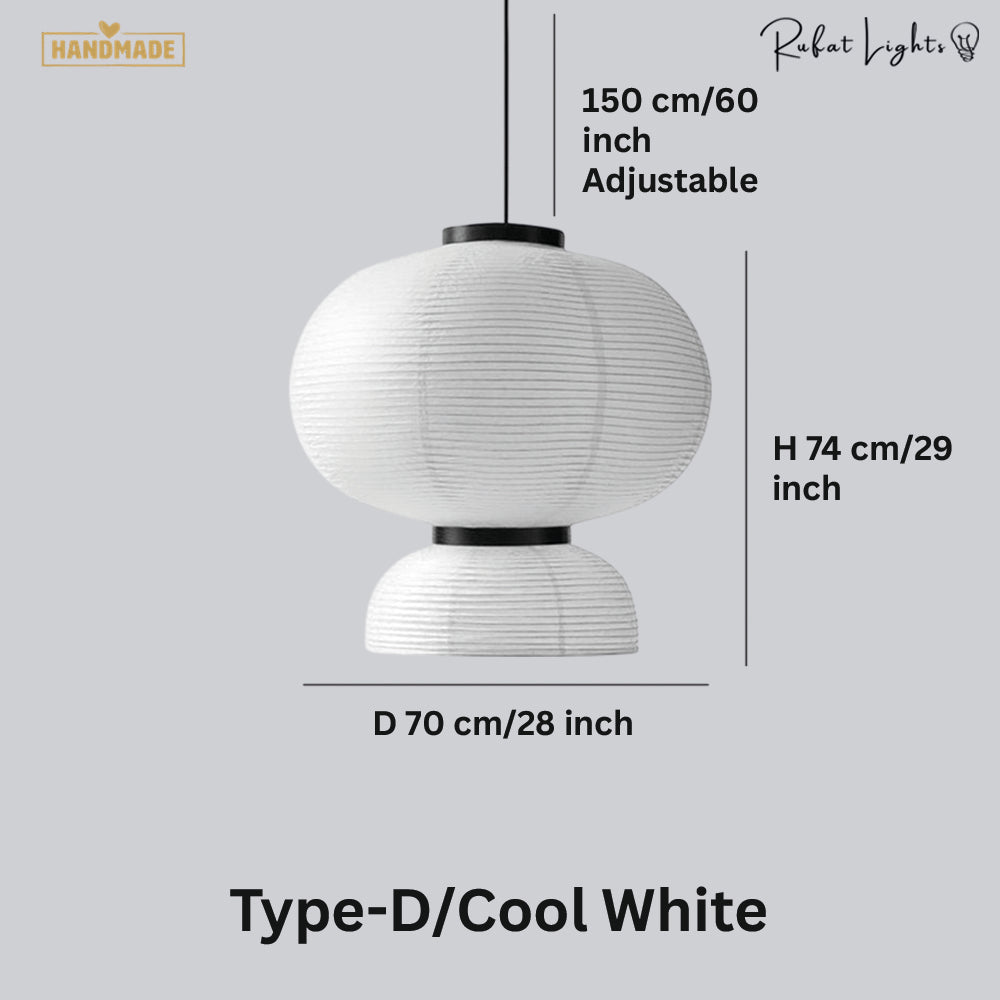 Modern Silk Fabric Tense Pendant Light