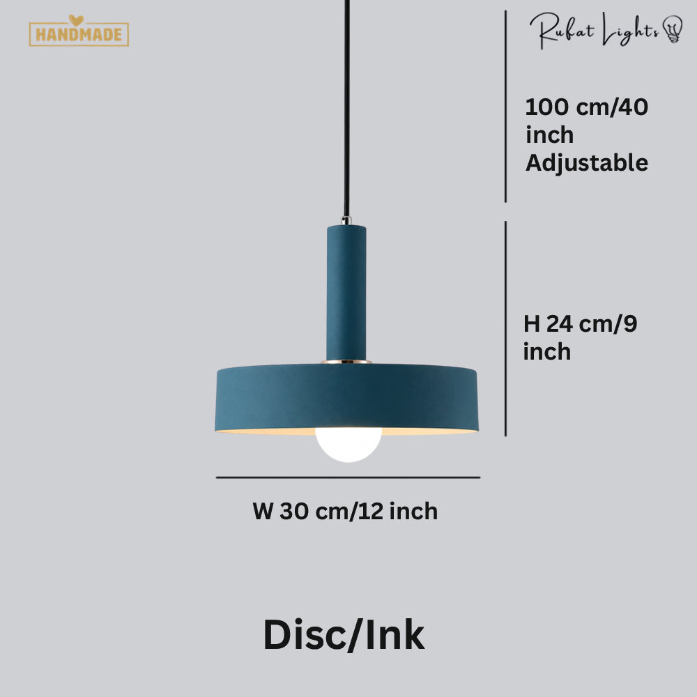 Iron Macaron Colored Pendant Lights