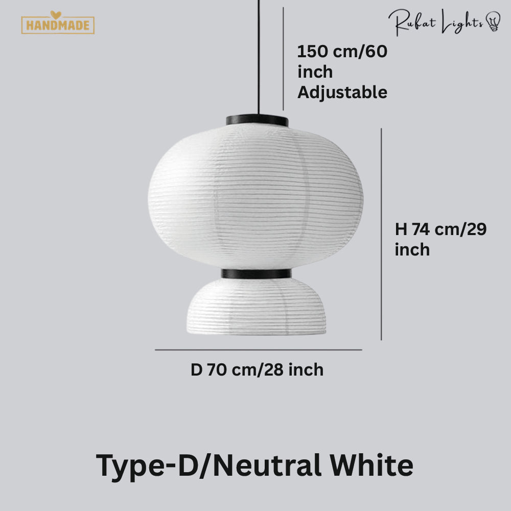 Modern Silk Fabric Tense Pendant Light