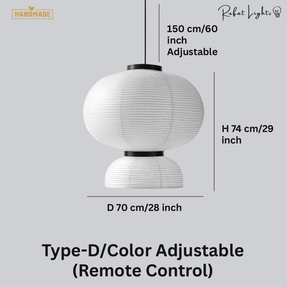 Modern Silk Fabric Tense Pendant Light