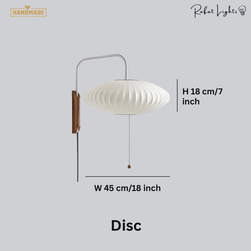 Japanese Inspired Nelson Ball Wall Light