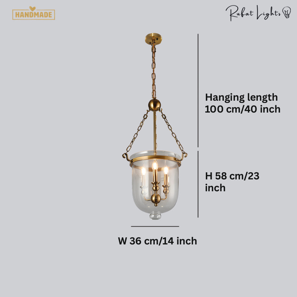 Loft Bar Candle Glass Pendant Lights