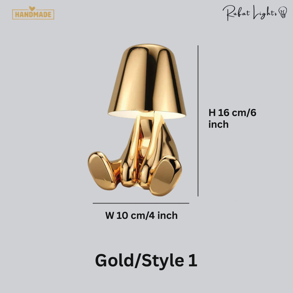 Little Golden Man Table Lamp