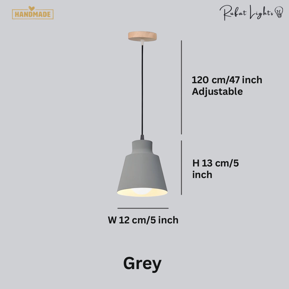 Cone Shaped Pendant Lamp in Devon Style