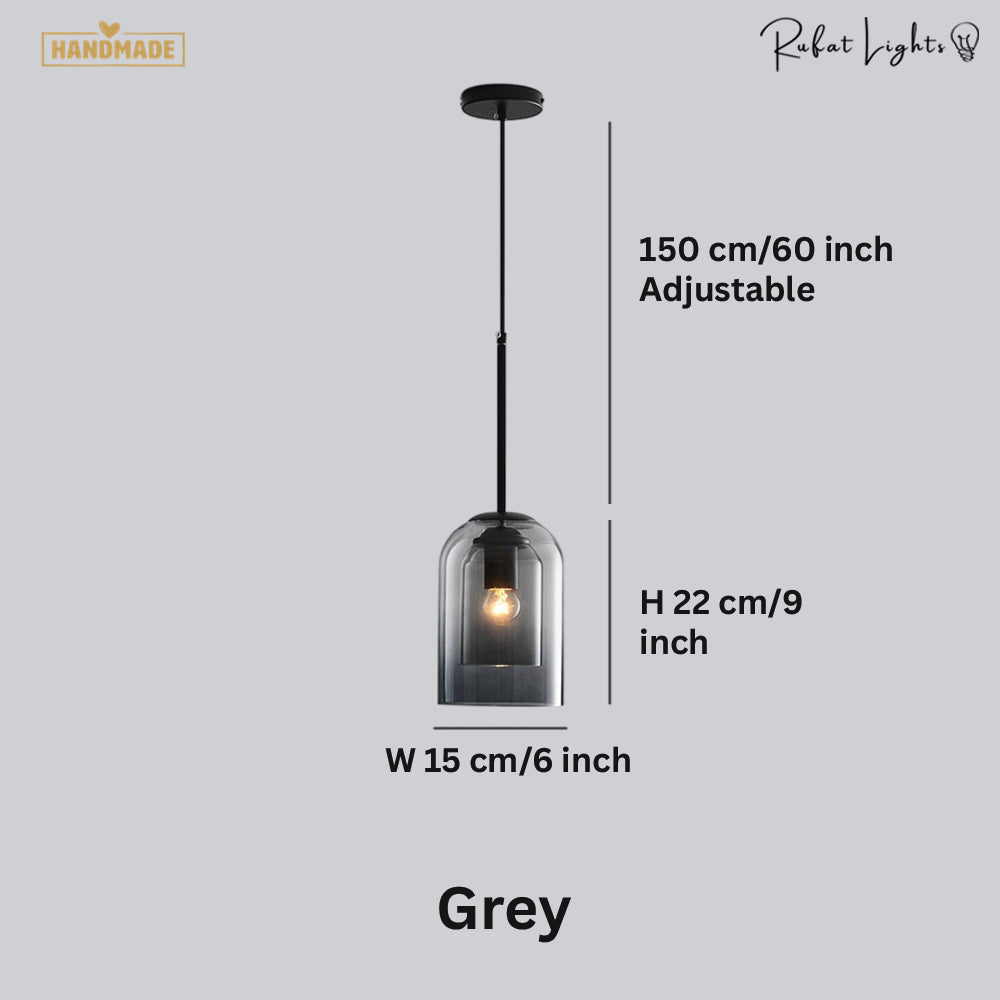 Nordic Double Glass Pendant Light