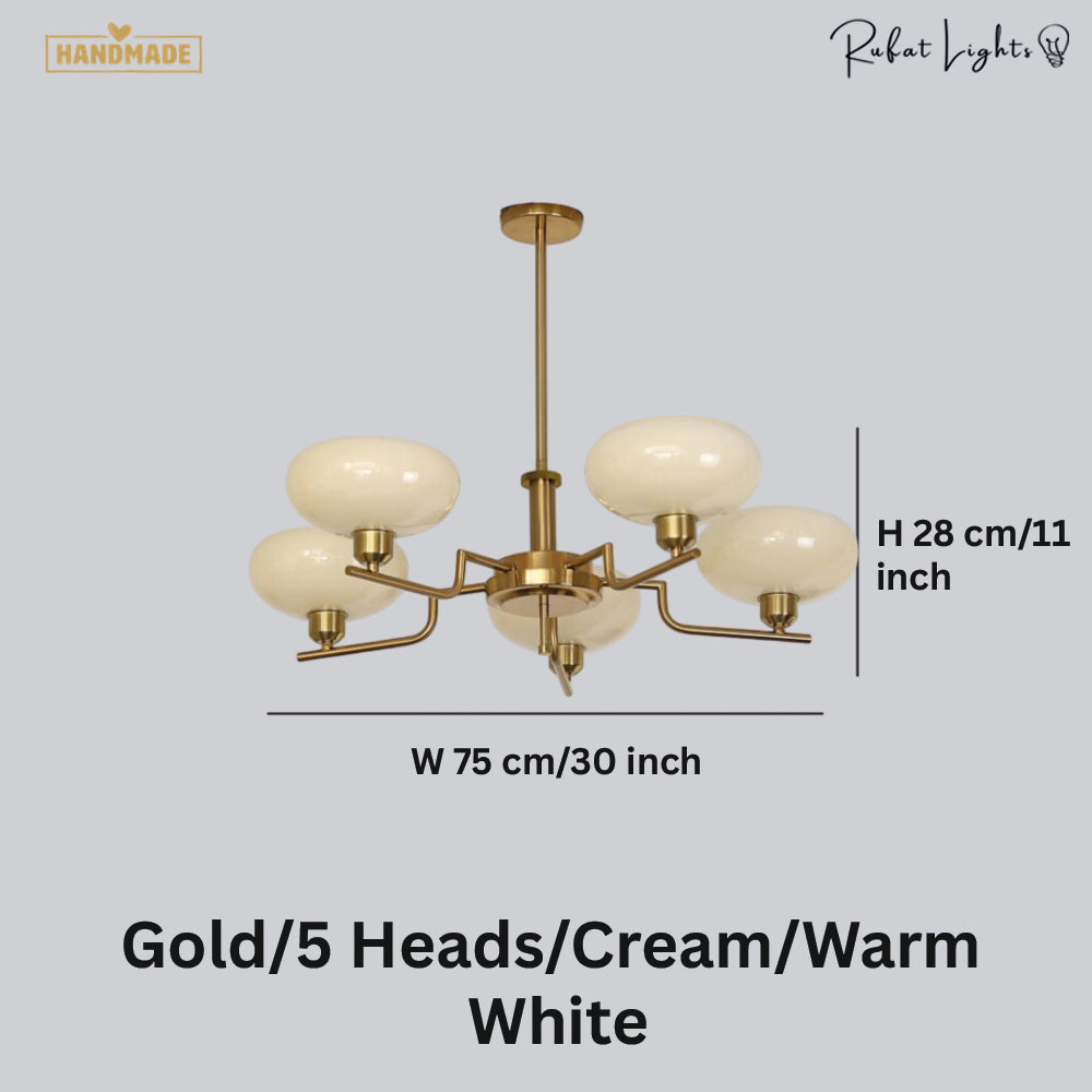 Elegant Bauhaus Modern French Chandelier - Rufat Lights – Rufatlights