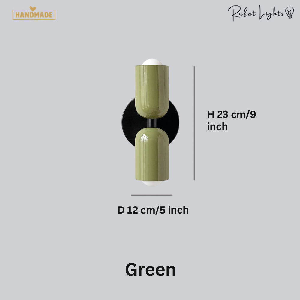 Cream Double Head LED Wall Lamps