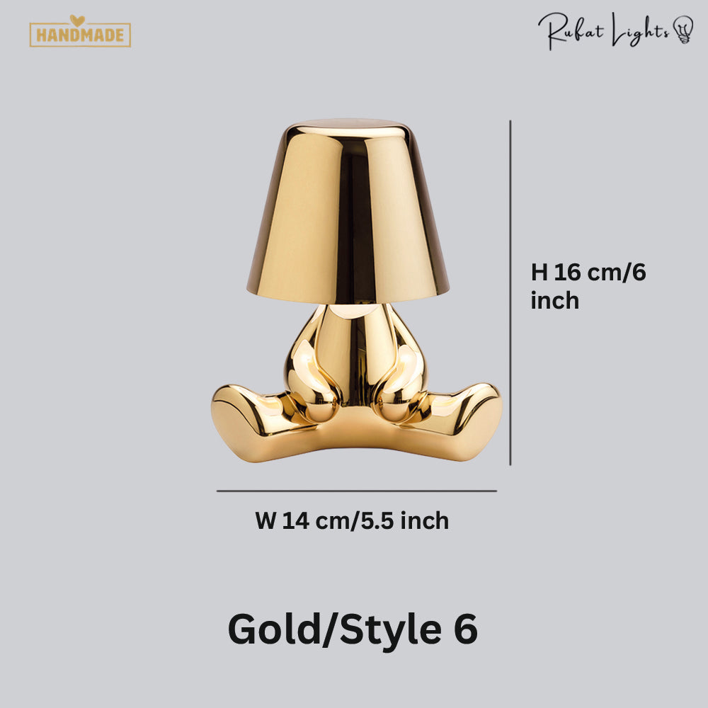 Little Golden Man Table Lamp