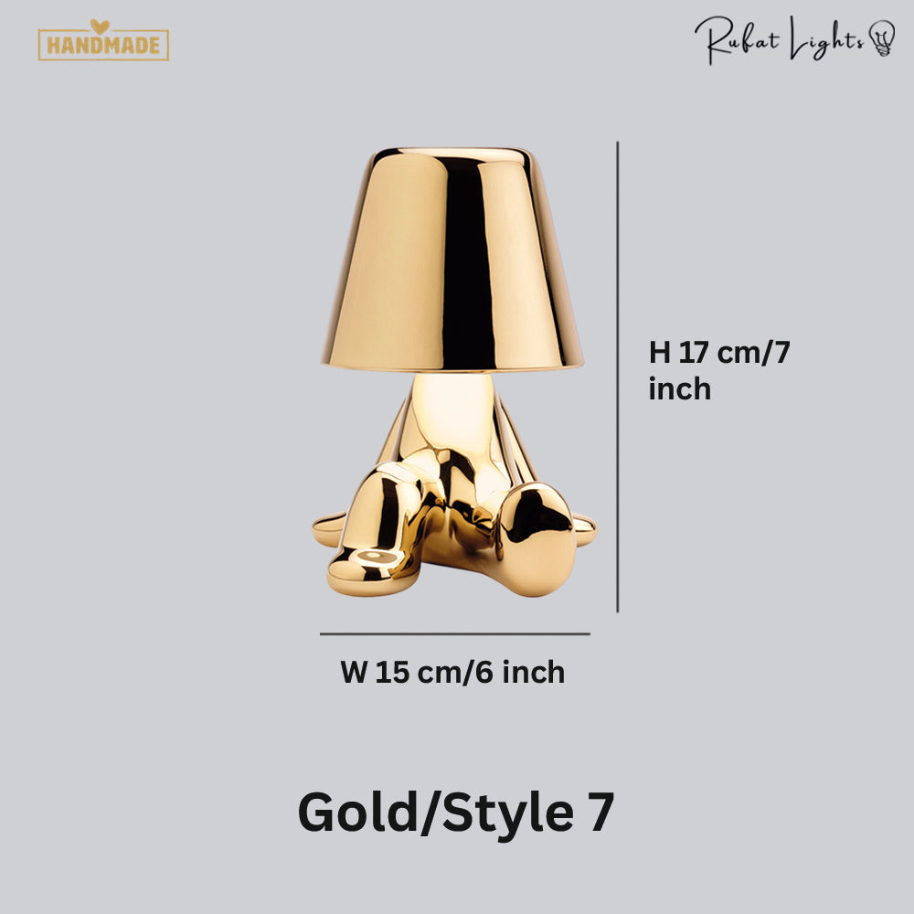 Little Golden Man Table Lamp