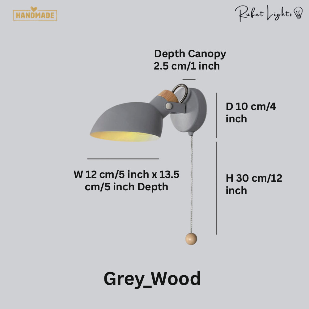 Switch Cord Wall-Mounted Reading Lamp