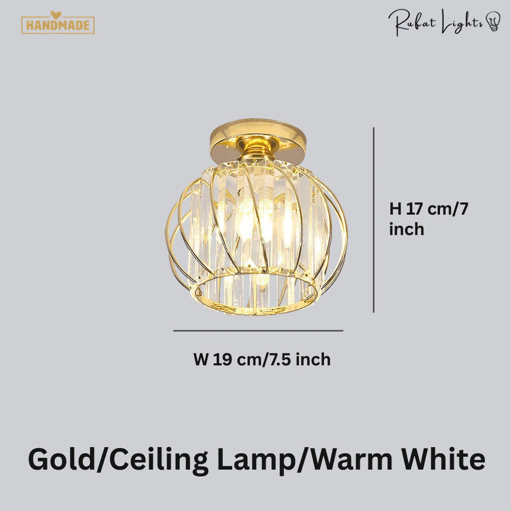 Simple Creative Crystal Aisle Chandelier Lamp