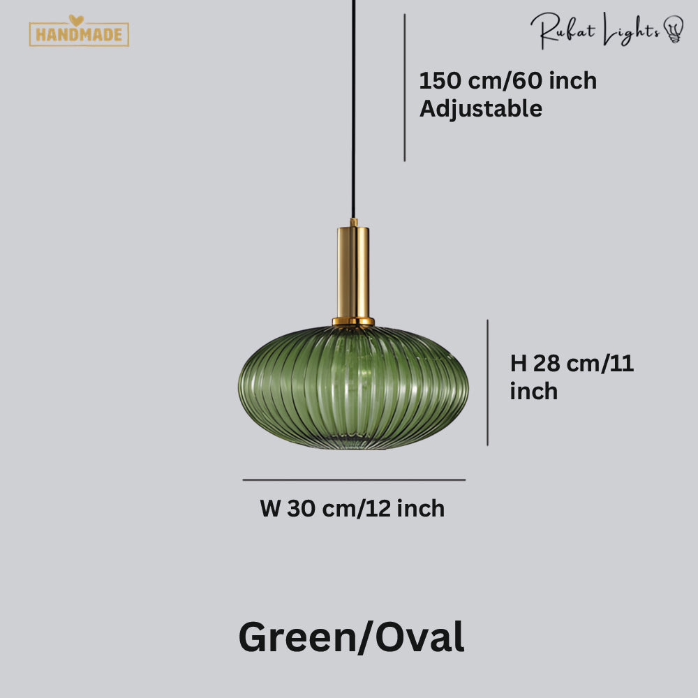 Gleam Textured Glass Pendant Light