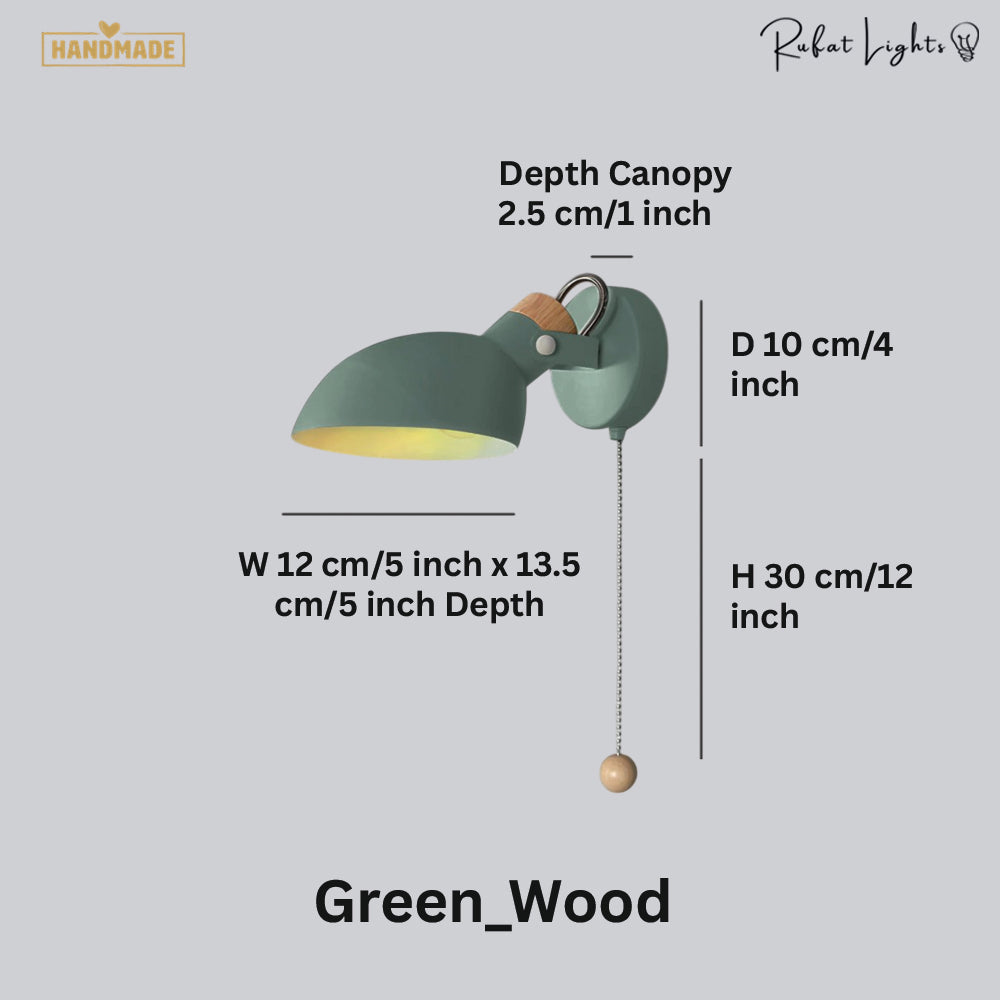 Switch Cord Wall-Mounted Reading Lamp