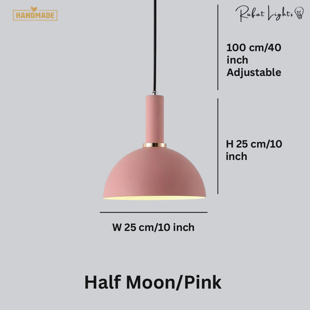 Iron Macaron Colored Pendant Lights