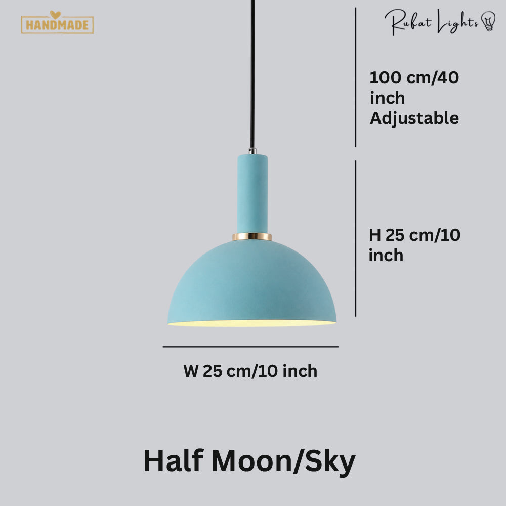 Iron Macaron Colored Pendant Lights